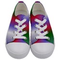 Pattern Kids  Low Top Canvas Sneakers View1