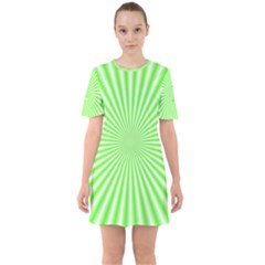 Pattern Sixties Short Sleeve Mini Dress