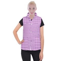 Pattern Women s Button Up Puffer Vest by gasi