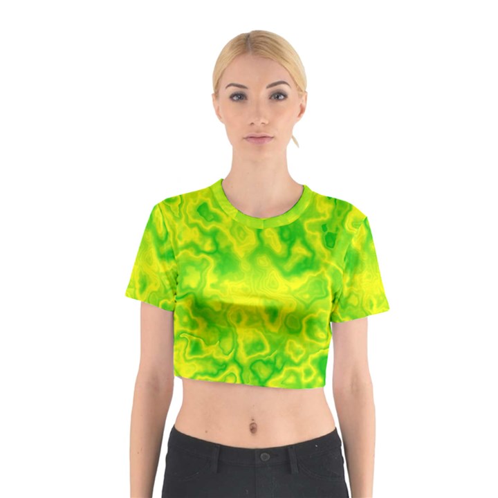 Pattern Cotton Crop Top