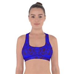 Pattern Cross Back Sports Bra by gasi