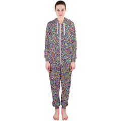 Pattern Hooded Jumpsuit (ladies) 