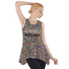 Pattern Side Drop Tank Tunic