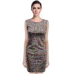 Pattern Classic Sleeveless Midi Dress by gasi