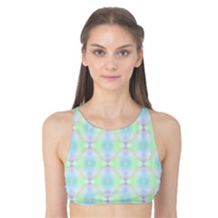 Pattern Tank Bikini Top by gasi