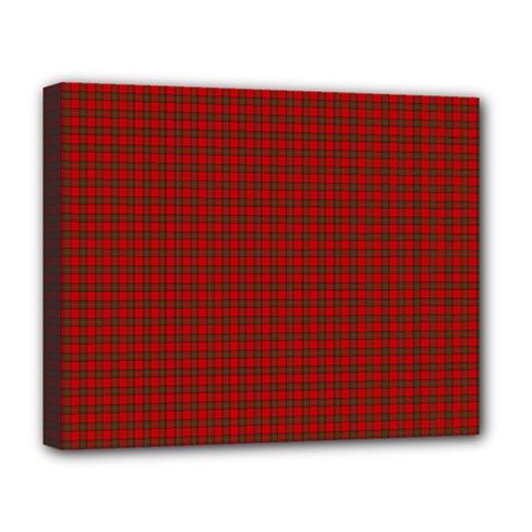 Royal Stuart Tartan Deluxe Canvas 20  X 16   by PodArtist