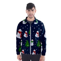 Snowman Pattern Wind Breaker (men)