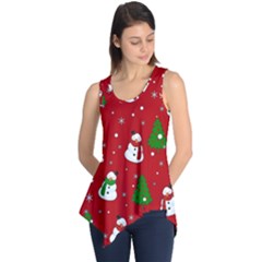 Snowman Pattern Sleeveless Tunic by Valentinaart