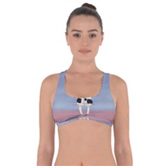 Kawaii Panda Girl Got No Strings Sports Bra by Valentinaart