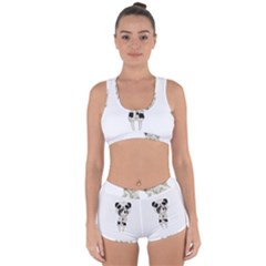 Kawaii Panda Girl Racerback Boyleg Bikini Set