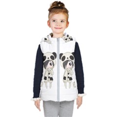 Kawaii Panda Girl Kid s Puffer Vest