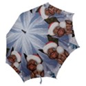 Christmas, Cute Little Piglet With Christmas Hat Hook Handle Umbrellas (Medium) View2