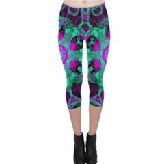 Pattern Capri Leggings  by gasi