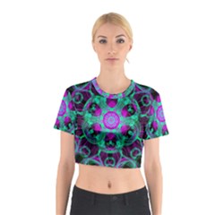 Pattern Cotton Crop Top by gasi