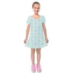 Pattern Kids  Short Sleeve Velvet Dress by gasi