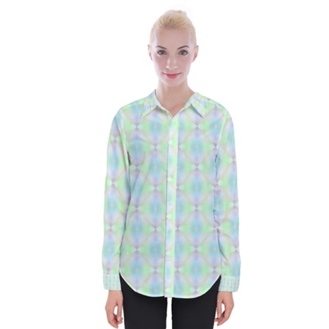 Pattern Womens Long Sleeve Shirt by gasi