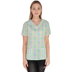 Pattern Scrub Top