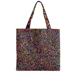 Pattern Zipper Grocery Tote Bag by gasi