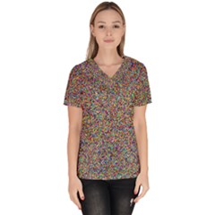 Pattern Scrub Top