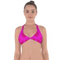 Pattern Halter Neck Bikini Top View1