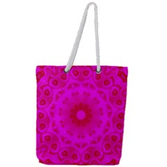 Pattern Full Print Rope Handle Tote (large) by gasi