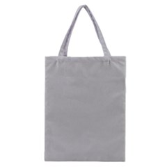 Grey And White Simulated Carbon Fiber Classic Tote Bag by PodArtist