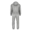 Grey and White simulated Carbon Fiber Hooded Jumpsuit (Kids) View2