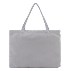 Grey And White Simulated Carbon Fiber Medium Tote Bag by PodArtist