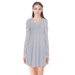 Grey And White Simulated Carbon Fiber Flare Dress by PodArtist