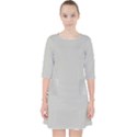 Grey and White simulated Carbon Fiber Pocket Dress View1