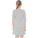 Grey and White simulated Carbon Fiber Pocket Dress View2