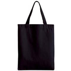 Black Carbon Fiber Zipper Classic Tote Bag by PodArtist