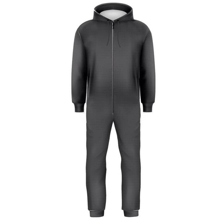 Black Carbon Fiber Hooded Jumpsuit (Men) 