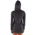 Black Carbon Fiber Long Sleeve Hooded T-shirt View2