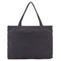 Black Carbon Fiber Zipper Medium Tote Bag View1