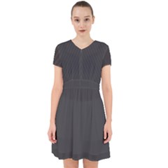 Black Carbon Fiber Adorable In Chiffon Dress by PodArtist