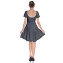 Black Carbon Fiber Short Sleeve Bardot Dress View2