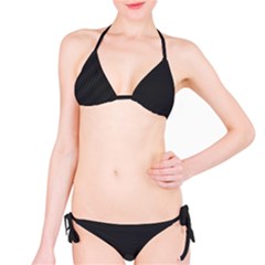 Simulated Black Carbon Fiber Steel Bikini Set by PodArtist