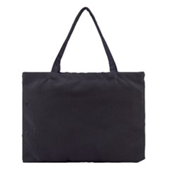 Simulated Black Carbon Fiber Steel Medium Tote Bag by PodArtist