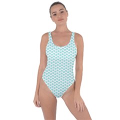 Tiffany Aqua Blue Lipstick Kisses On White Bring Sexy Back Swimsuit by PodArtist