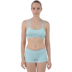 Tiffany Aqua Blue Lipstick Kisses On White Women s Sports Set