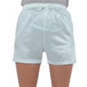 Tiffany Aqua Blue Candy Polkadot Hearts on White Sleepwear Shorts View1