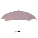 Baby Pink Stitched and Quilted Pattern Mini Folding Umbrellas View3