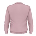 Baby Pink Stitched and Quilted Pattern Men s Sweatshirt View2