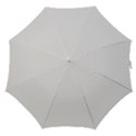 Bright White Stitched and Quilted Pattern Straight Umbrellas View1