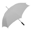 Bright White Stitched and Quilted Pattern Straight Umbrellas View2