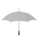 Bright White Stitched and Quilted Pattern Straight Umbrellas View3