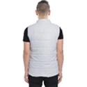 Bright White Stitched and Quilted Pattern Men s Puffer Vest View2