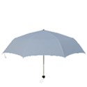 Powder Blue Stitched and Quilted Pattern Folding Umbrellas View3