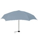 Powder Blue Stitched and Quilted Pattern Mini Folding Umbrellas View3